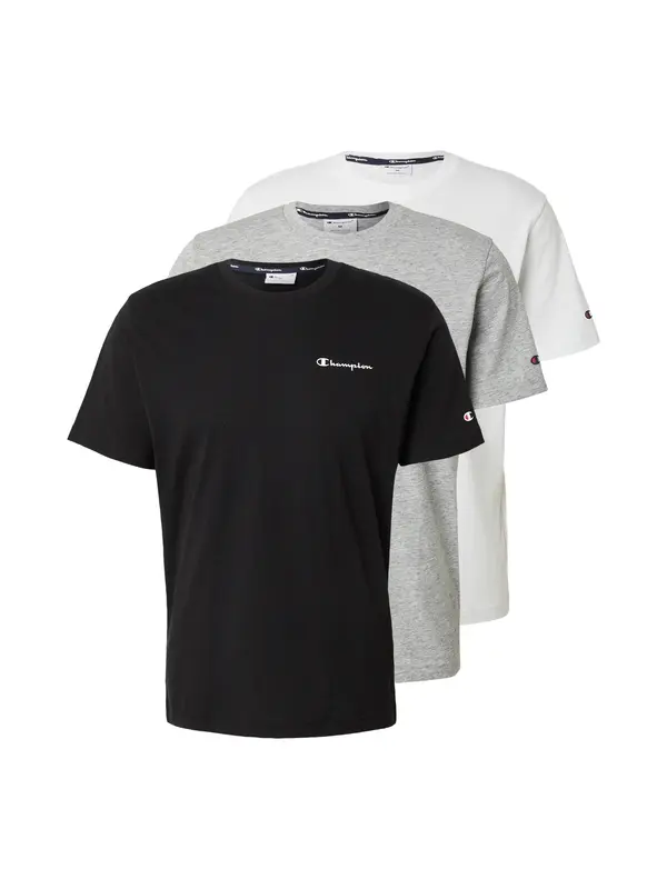 Champion Authentic Athletic Apparel Champion Authentic Athletic Apparel Tehnička sportska majica  siva melange / crna / bijela