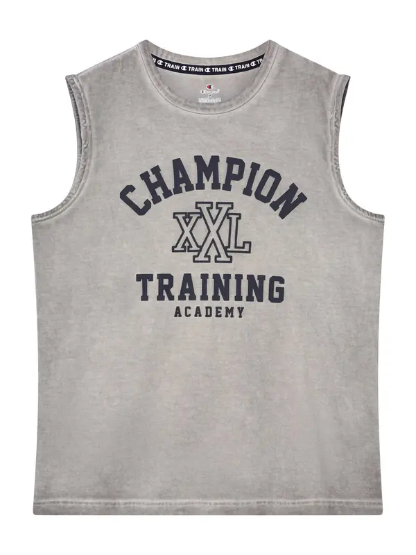 Champion Authentic Athletic Apparel Champion Authentic Athletic Apparel Tehnička sportska majica  tamo siva / crna