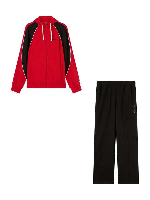 Champion Champion Jogging komplet  crvena / crna / bijela