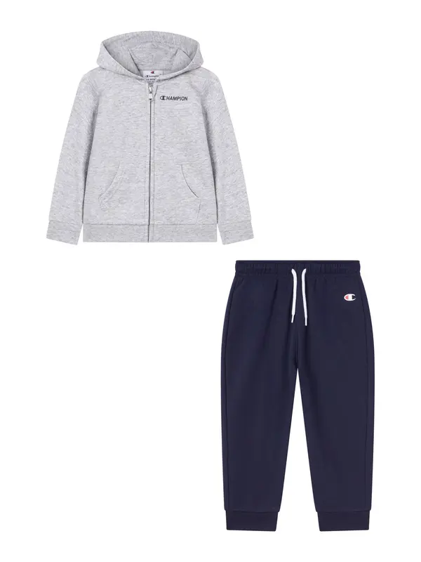 Champion Champion Jogging komplet  mornarsko plava / svijetlosiva / svijetlo crvena / bijela