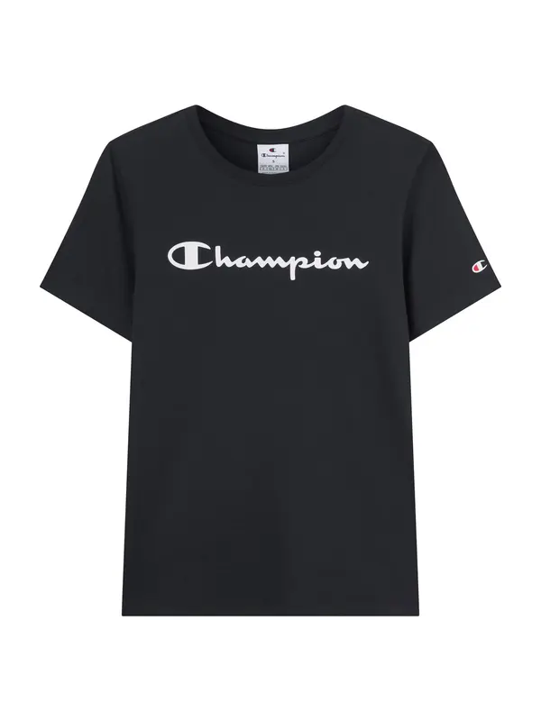 Champion Champion Majica  crna / bijela