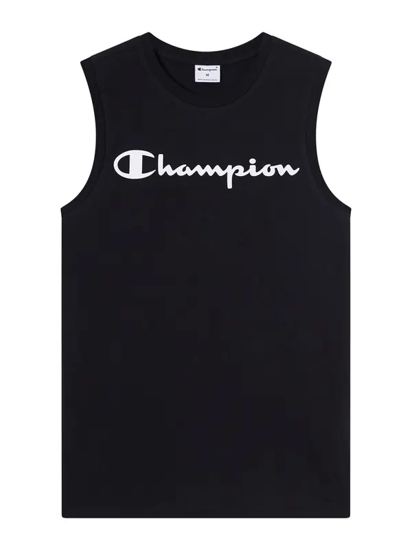 Champion Champion Majica  crna / bijela