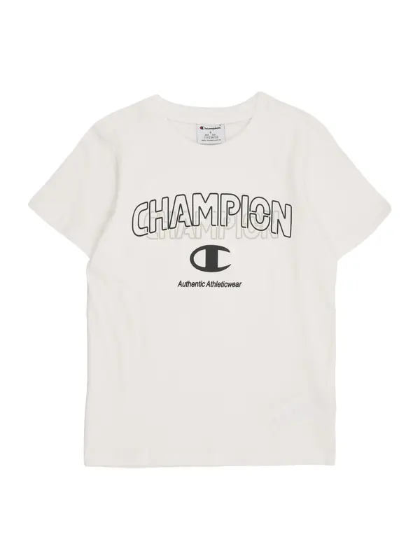 Champion Champion Majica  crna / bijela