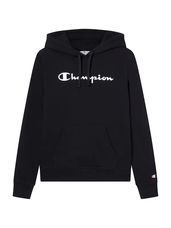 Champion Champion Sweater majica  crna / bijela