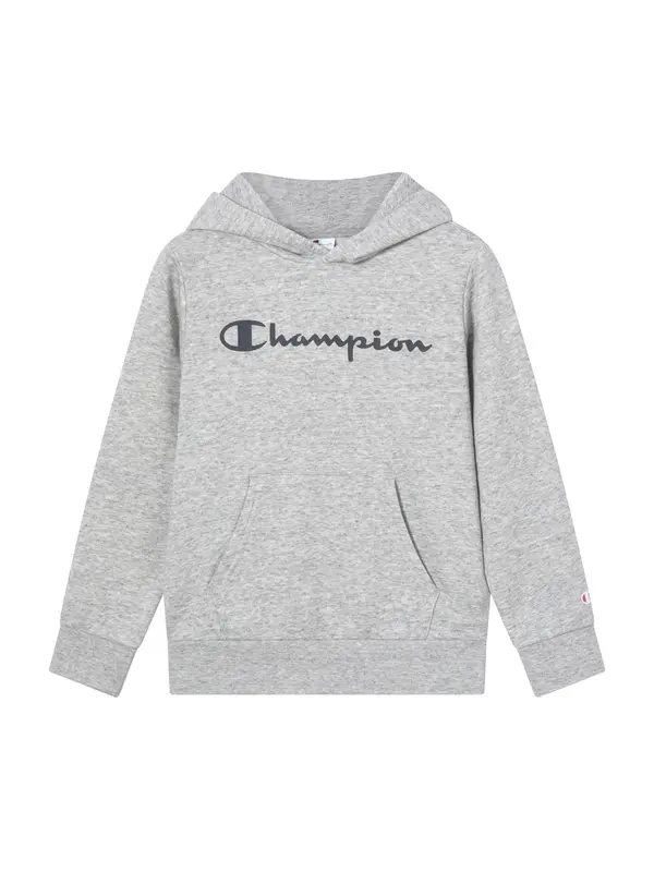 Champion Champion Sweater majica  siva melange / crna
