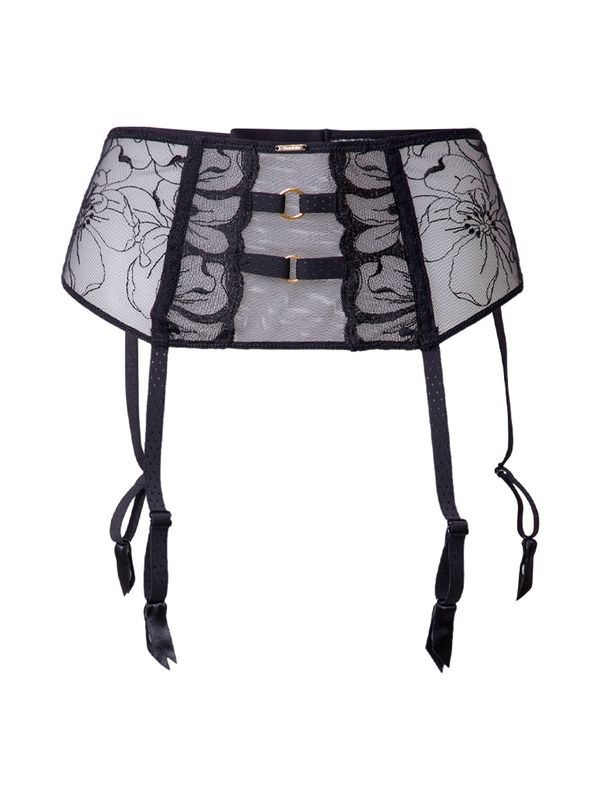 Chantelle Chantelle Halteri 'FLEURS'  crna