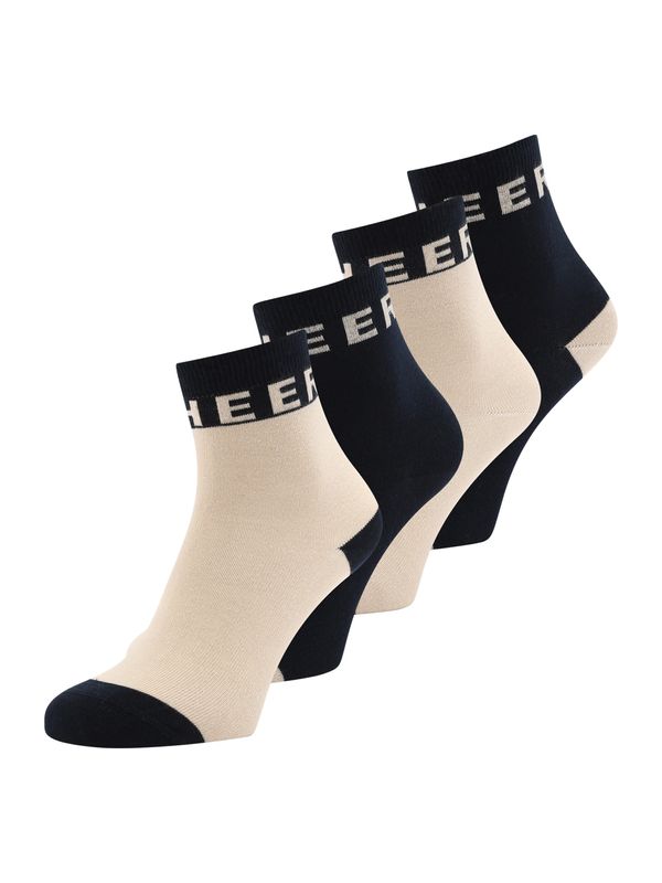 CHEERIO* CHEERIO* Čarape 'Chill Buddy'  morsko plava / taupe siva