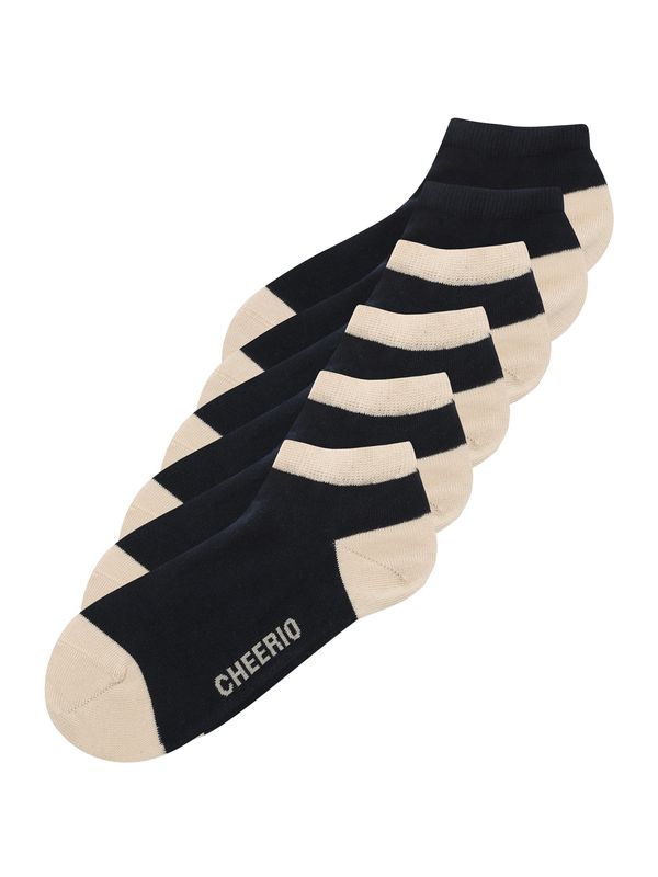 CHEERIO* CHEERIO* Čarape 'Easygoer'  mornarsko plava / taupe siva