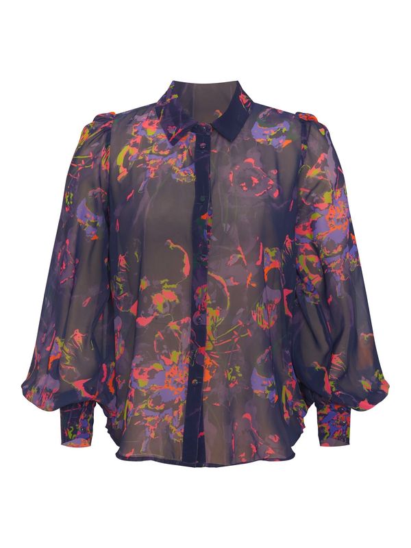 Chi Chi London Chi Chi London Bluza  mornarsko plava / zelena / ljubičasta / narančasta