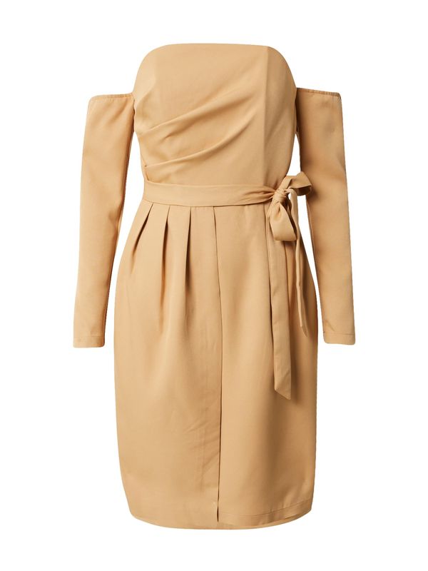 Chi Chi London Chi Chi London Haljina 'Bardot'  svijetlosmeđa