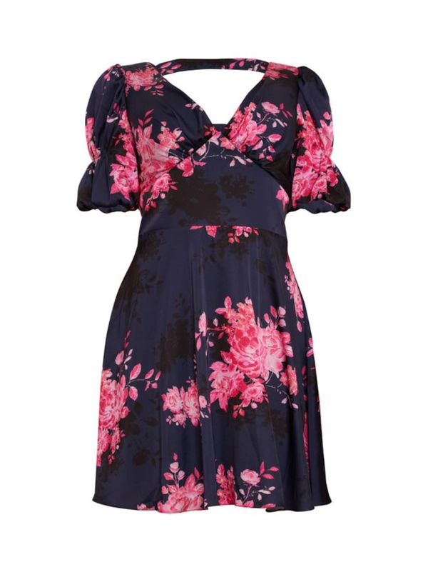 Chi Chi London Chi Chi London Haljina  mornarsko plava / roza melange