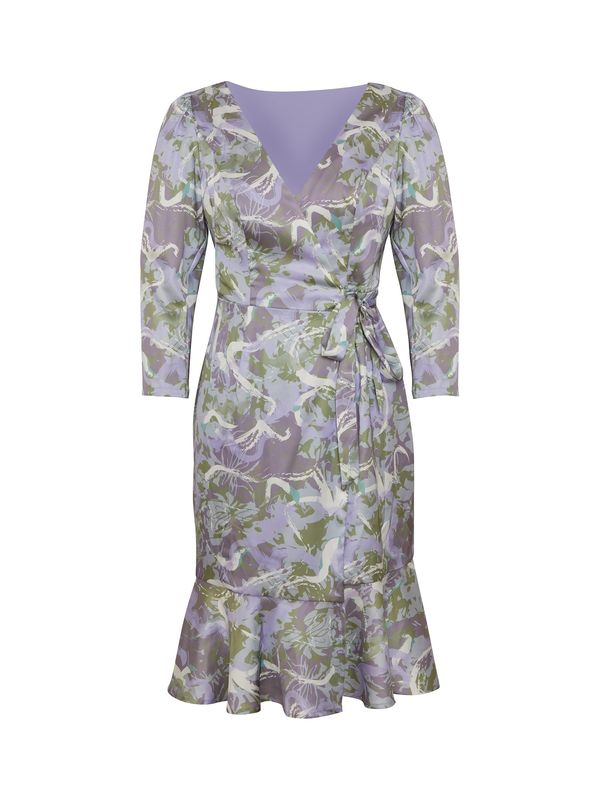 Chi Chi London Chi Chi London Haljina  siva / kivi zelena / lavanda / bijela