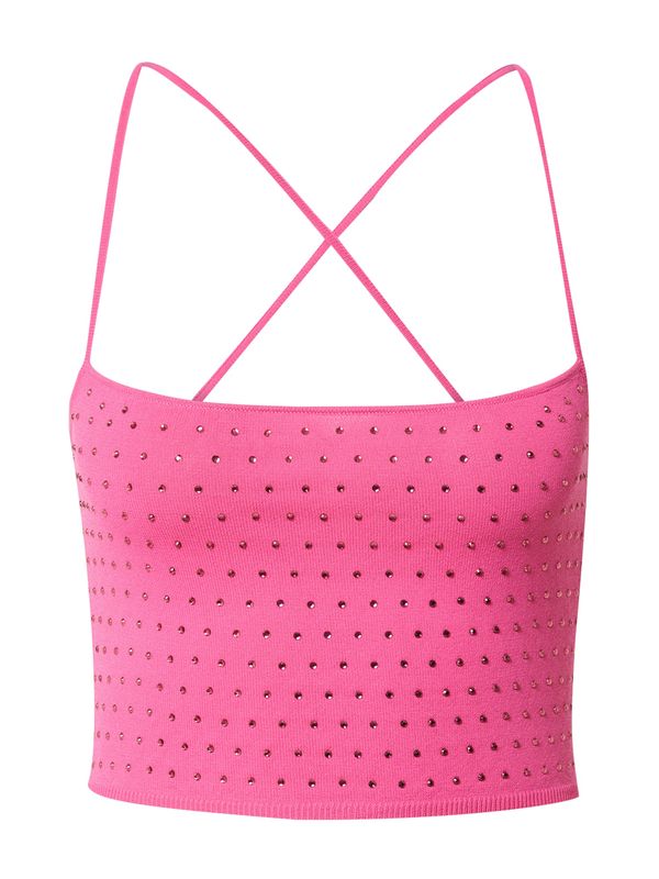 Chiara Ferragni Chiara Ferragni Top s naramenicama  zlatna / fuksija