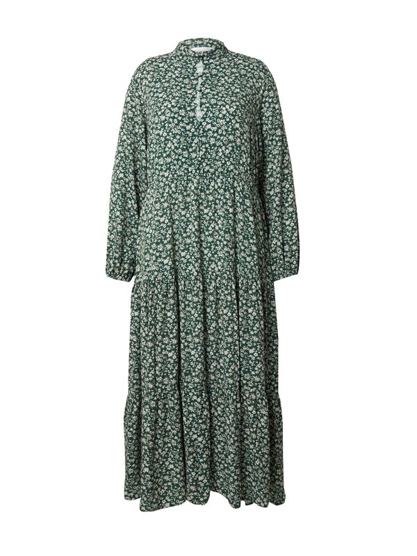 CITA MAASS co-created by ABOUT YOU CITA MAASS co-created by ABOUT YOU Košulja haljina  svijetlobež / tamno zelena