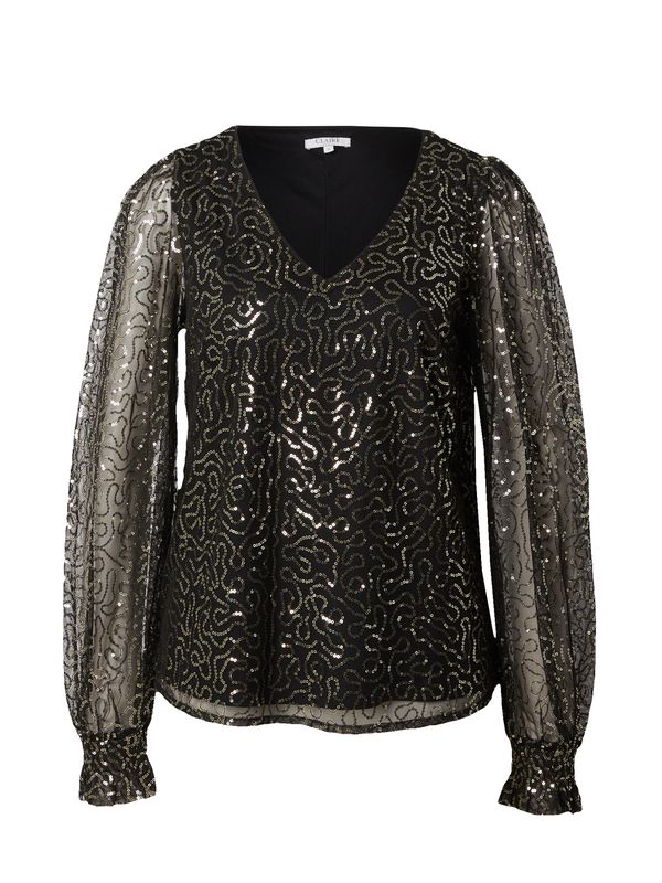 Claire Claire Bluza 'Rit'  zlatna / crna