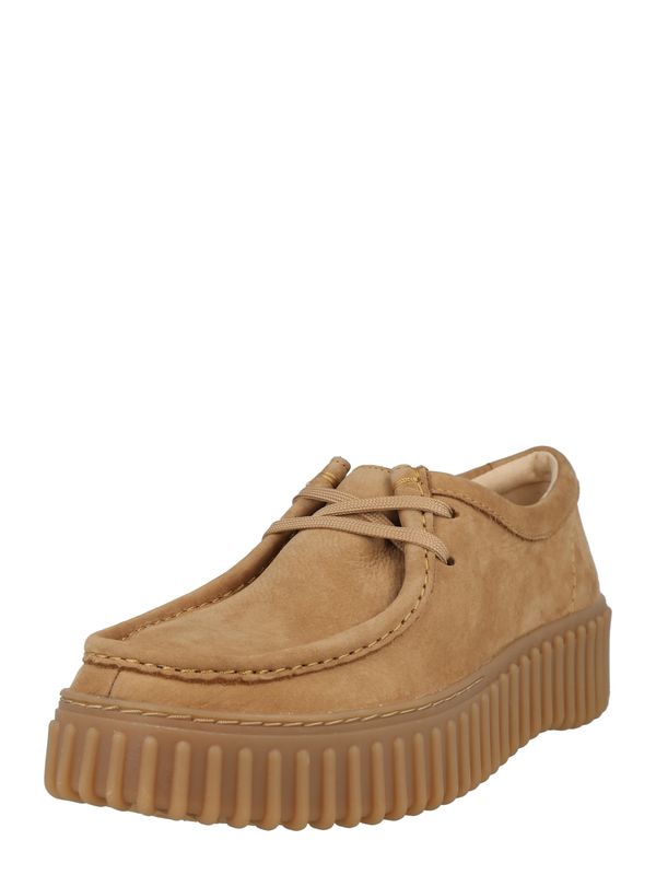 CLARKS CLARKS Cipele na vezanje 'Torhill Bee'  boja devine dlake (camel)