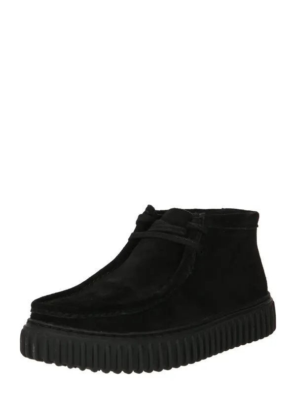 CLARKS CLARKS Cipele na vezanje 'Torhill Hi'  crna