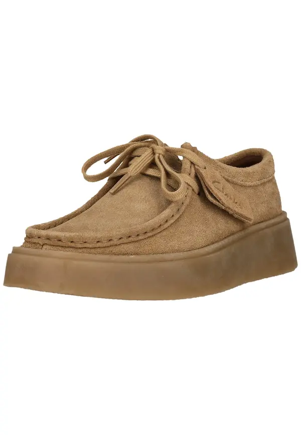 CLARKS CLARKS Cipele na vezanje 'Torview'  zeleno smeđa
