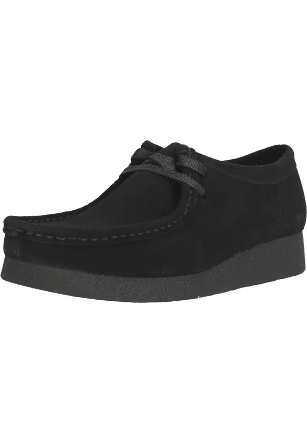 CLARKS CLARKS Cipele na vezanje 'Wallabee'  crna