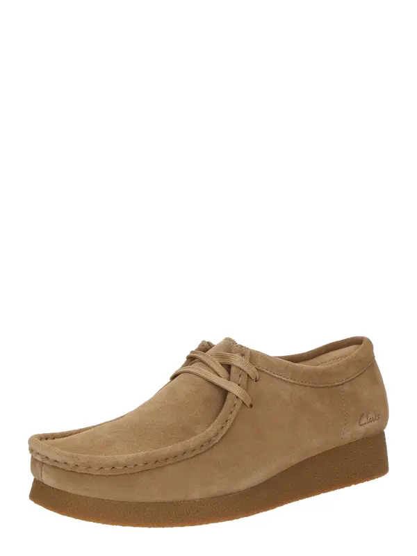 CLARKS CLARKS Cipele na vezanje 'Wallabee EVO'  svijetlosmeđa