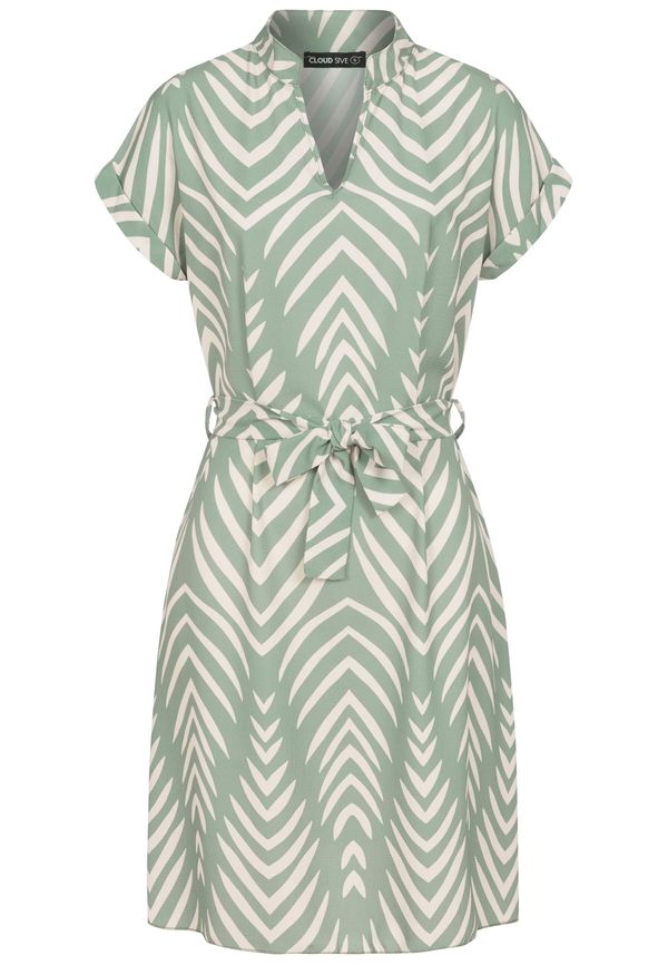 Cloud5ive Cloud5ive Haljina  bež / tamno zelena