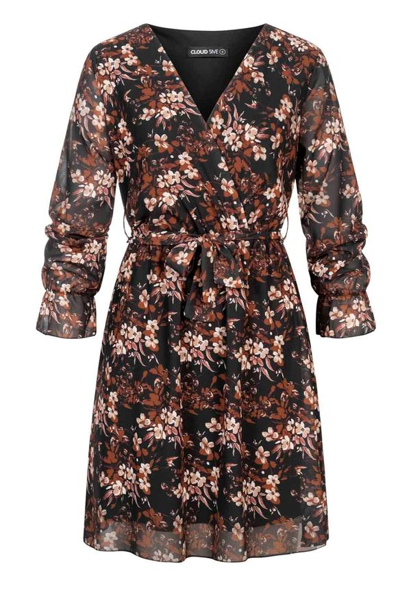 Cloud5ive Cloud5ive Haljina  hrđavo smeđa / crna / bijela