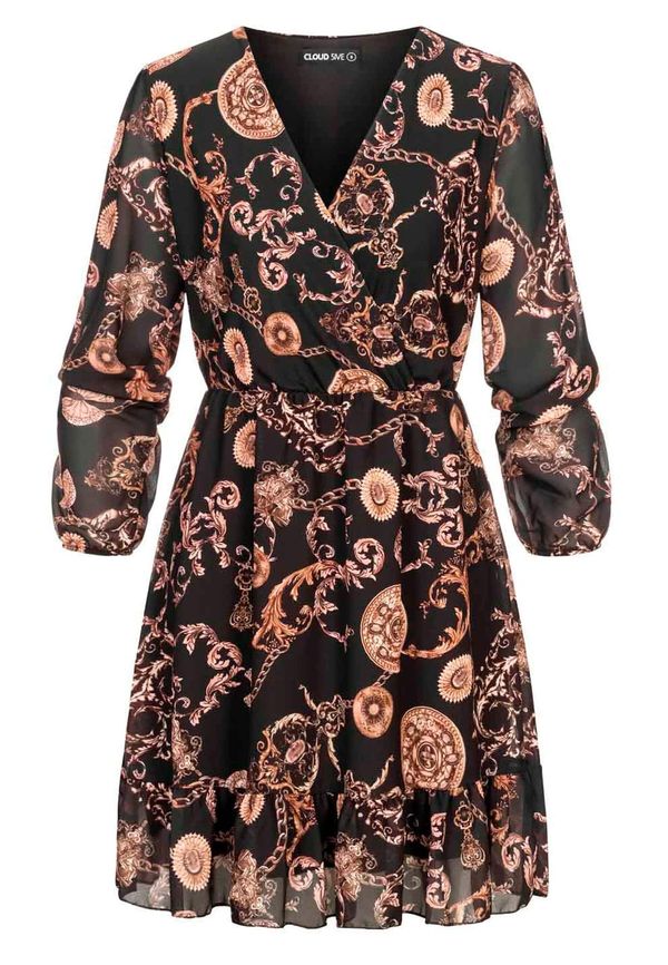 Cloud5ive Cloud5ive Haljina  smeđa / prljavo roza / crna