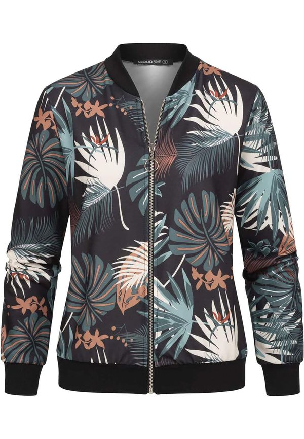 Cloud5ive Cloud5ive Prijelazna jakna  višnja / sivkasto zelena / crna / bijela