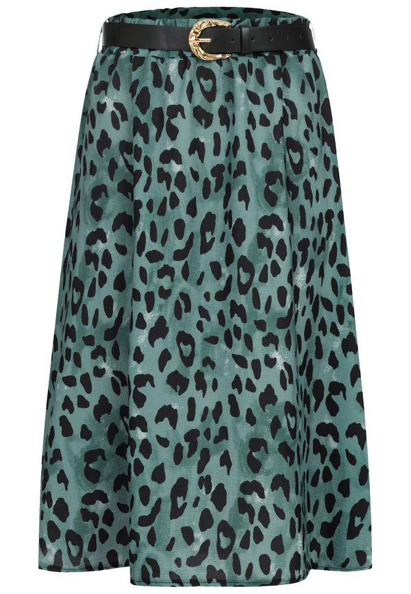 Cloud5ive Cloud5ive Suknja  zelena / pastelno zelena / svijetlozelena / prljavo roza / crna