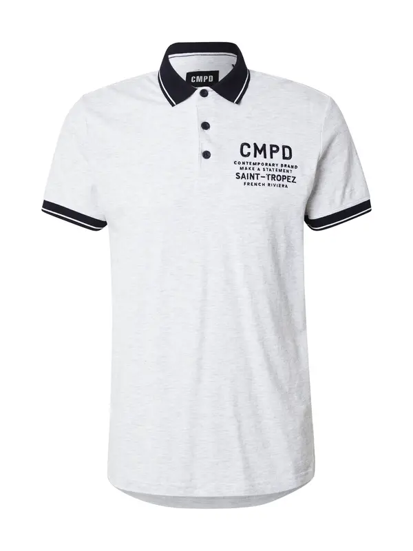 CMPD CMPD Majica  noćno plava / bijela melange