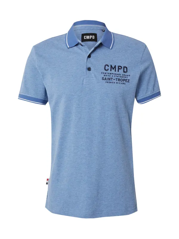 CMPD CMPD Majica  sivkasto plava / noćno plava