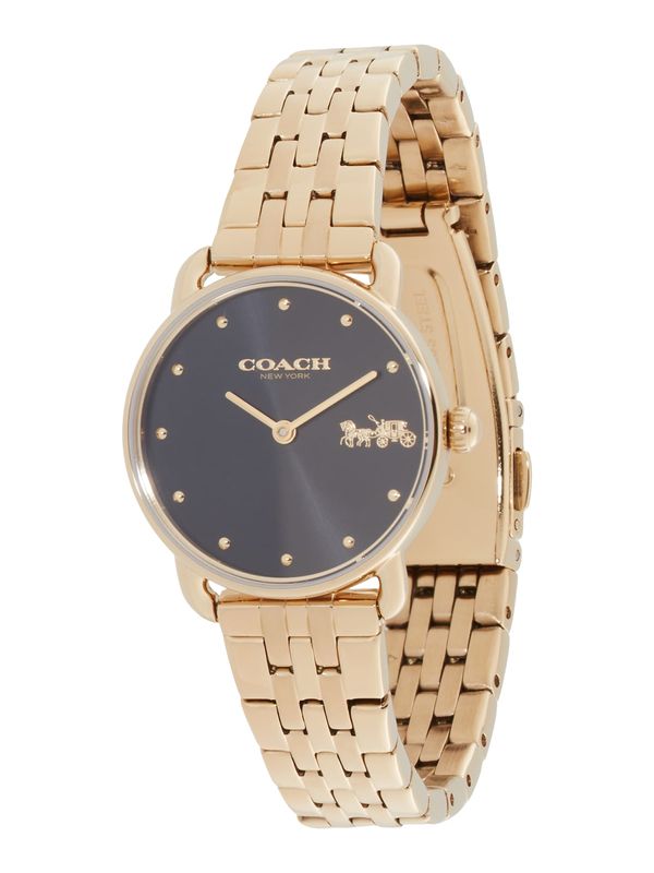 COACH COACH Analogni sat 'Elliot'  zlatna / crna