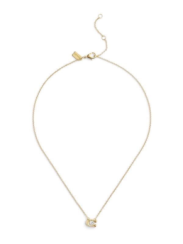 COACH COACH Lančić  zlatna / prozirna