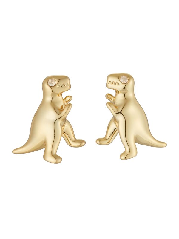 COACH COACH Naušnice  bež / zlatna