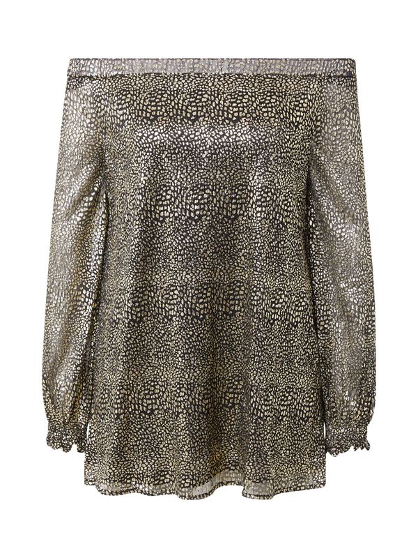 Coast Coast Majica  zlatno žuta / crna