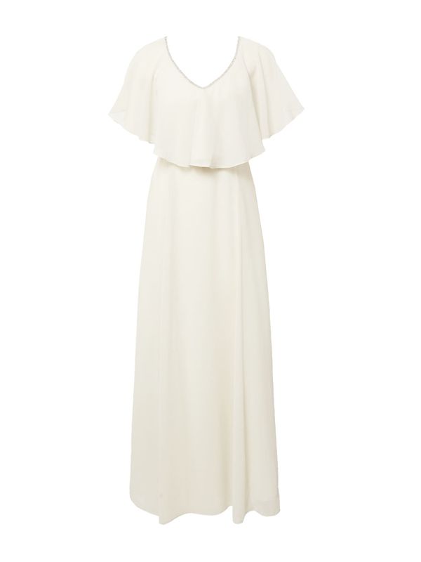 Coast Coast Večernja haljina 'Gem'  srebro / prljavo bijela