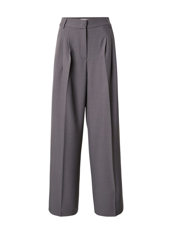 co'couture co'couture Hlače s naborima  tamo siva