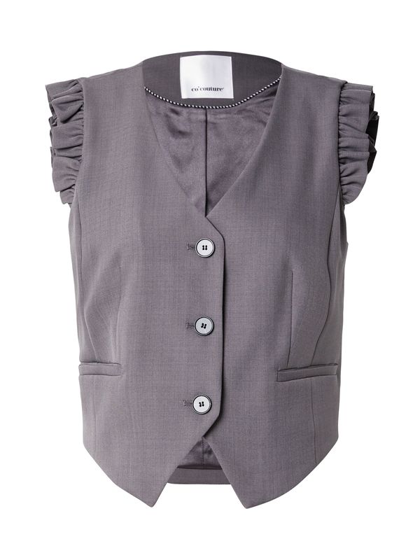 co'couture co'couture Prsluk od odijela  tamo siva