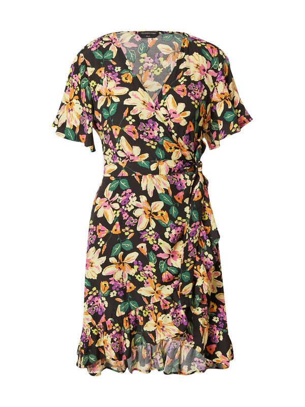 Colourful Rebel Colourful Rebel Haljina 'Evy'  žuta / zelena / ljubičasta / crna