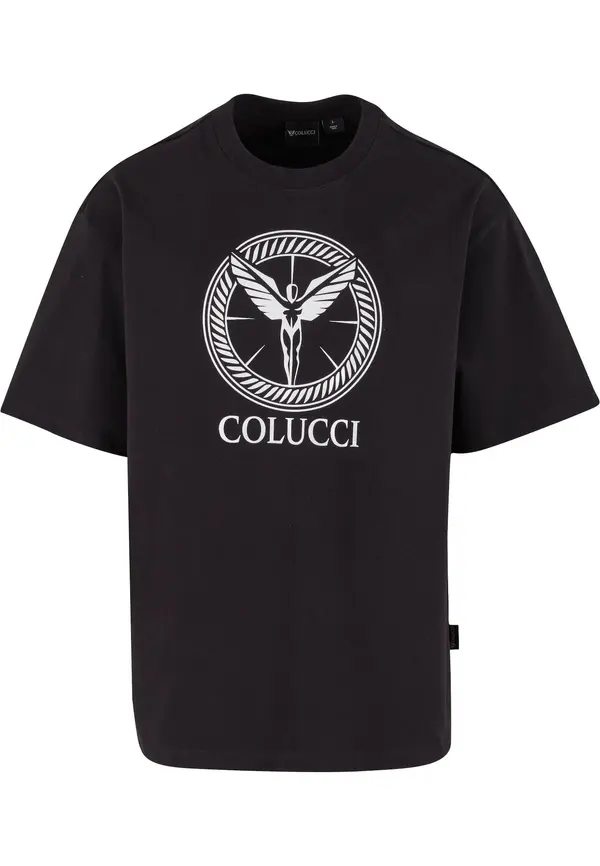 Colucci Colucci Majica 'Ikarus'  crna / bijela