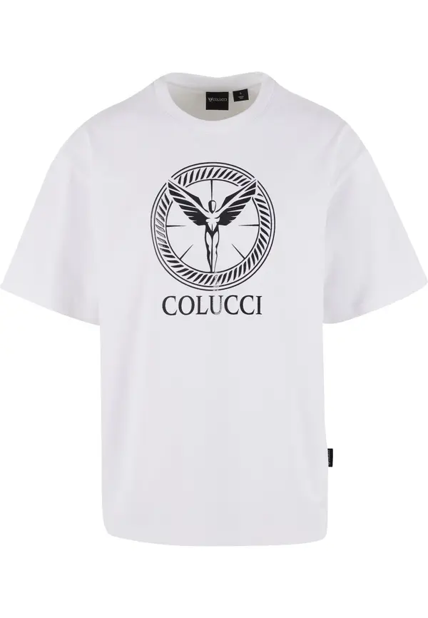 Colucci Colucci Majica 'Ikarus'  siva / crna / bijela