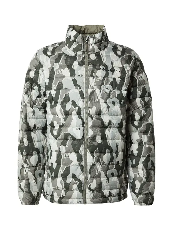COLUMBIA COLUMBIA Outdoor jakna 'Powder Lite II'  pastelno zelena / tamno zelena / bijela