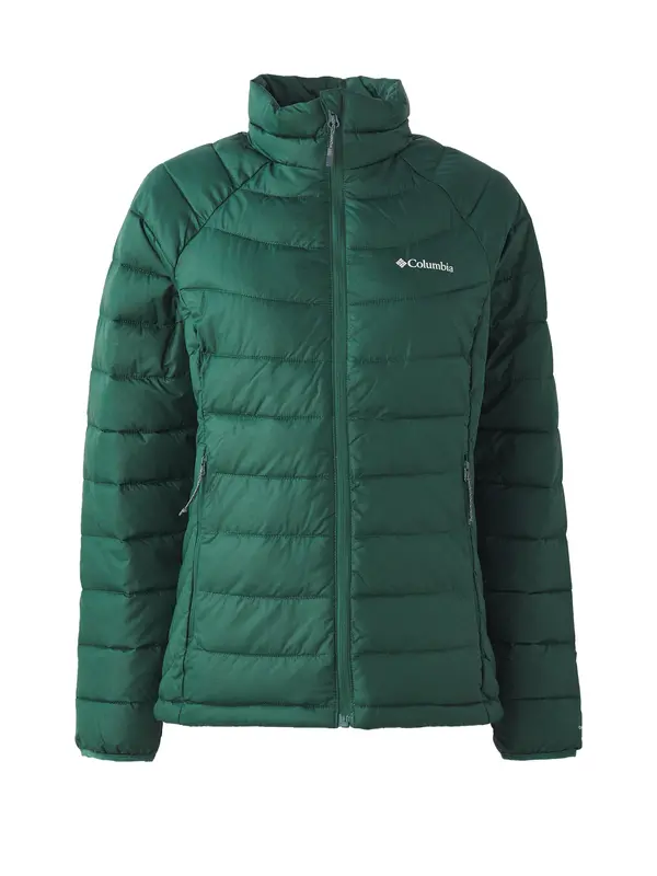 COLUMBIA COLUMBIA Outdoor jakna 'Powder Lite II'  smaragdno zelena / bijela