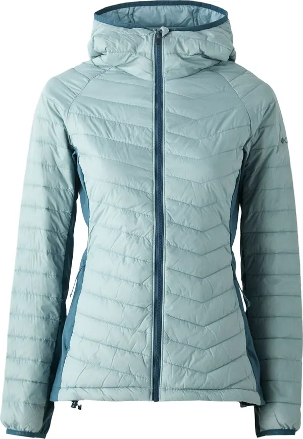COLUMBIA COLUMBIA Outdoor jakna 'Powder Pass II Hybrid'  mornarsko plava / svijetloplava / siva