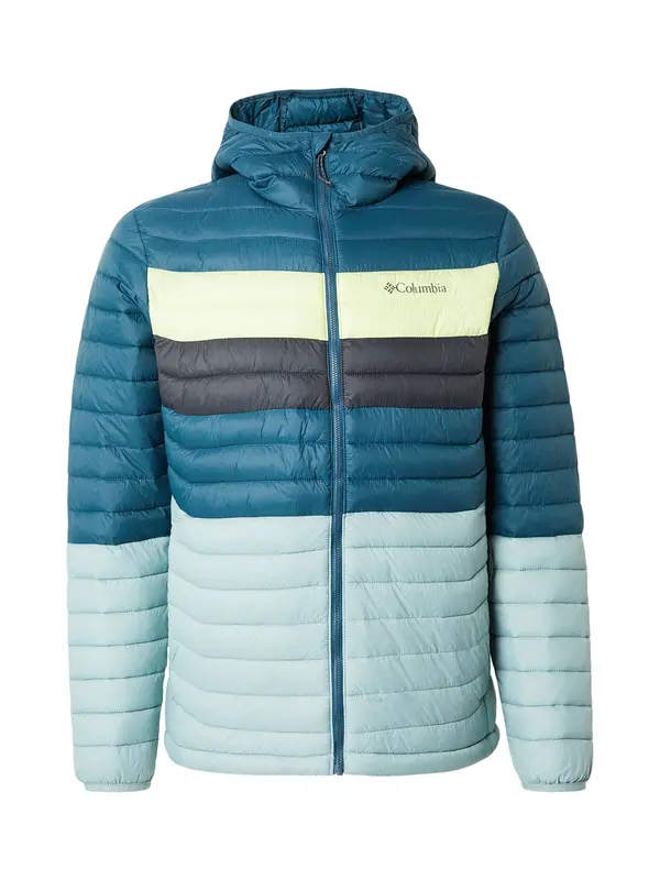COLUMBIA COLUMBIA Outdoor jakna 'Powder Pass'  pastelno plava / tamno plava / svijetložuta / crna