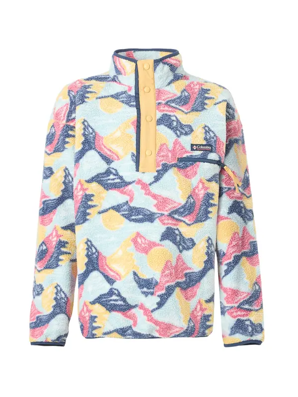 COLUMBIA COLUMBIA Sportska sweater majica 'Helvetia™ II'  crno plava / nebesko plava / žuta / ružičasta