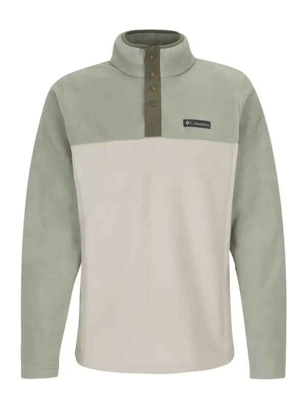 COLUMBIA COLUMBIA Sportska sweater majica 'Steens Mountain'  kameno siva / svijetlozelena