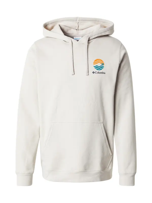 COLUMBIA COLUMBIA Sportska sweater majica 'Trek'  bež siva / petrol / narančasta / crna