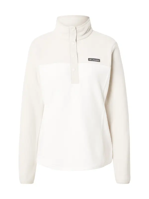COLUMBIA COLUMBIA Sportski pulover 'Benton Springs II'  kameno siva / bijela
