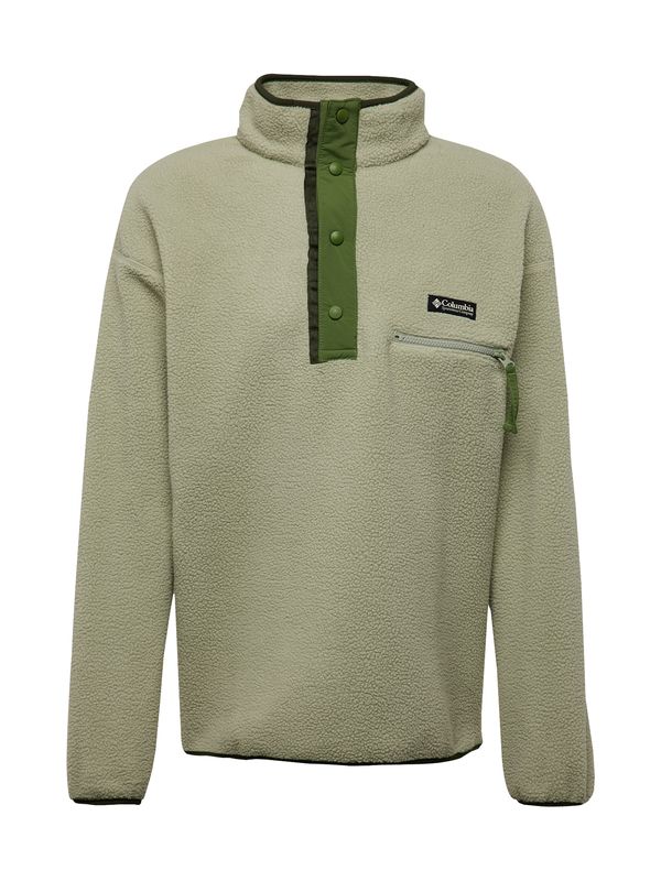 COLUMBIA COLUMBIA Sportski pulover 'Helvetia II'  limeta / pastelno zelena / tamno zelena